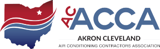 Akron Cleveland Air Conditioning Contractors of America logo.