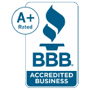 BBB Accredited Business logo.