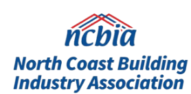 North Coast Building Industry Association logo.