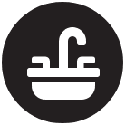 Plumbing services icon. Provided by Raymond Plumbing Heating & Air Conditiong, servicing Lorain County, and the surrounding area.
